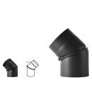 Bertrams Ofenrohrbogen 150mm 0°-45° gussgrau verstellbar ohne Tür 1952162